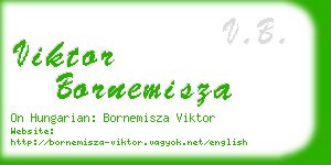 viktor bornemisza business card